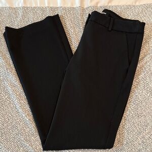 Express Columnist Slim Flare Low Rise Dress Pants